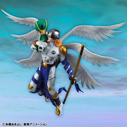 Digimon Adventure G.E.M. Series PVC Figure Angemon & Takeru Takaishi 22 cm (Repeat) - Megahouse Statues
