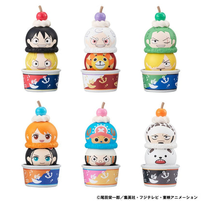 One Piece Tsumichen Stack up & Change Trading Figure 8 cm Assortment Box Qty 6 - Megahouse Mini Figures, Blind Boxes