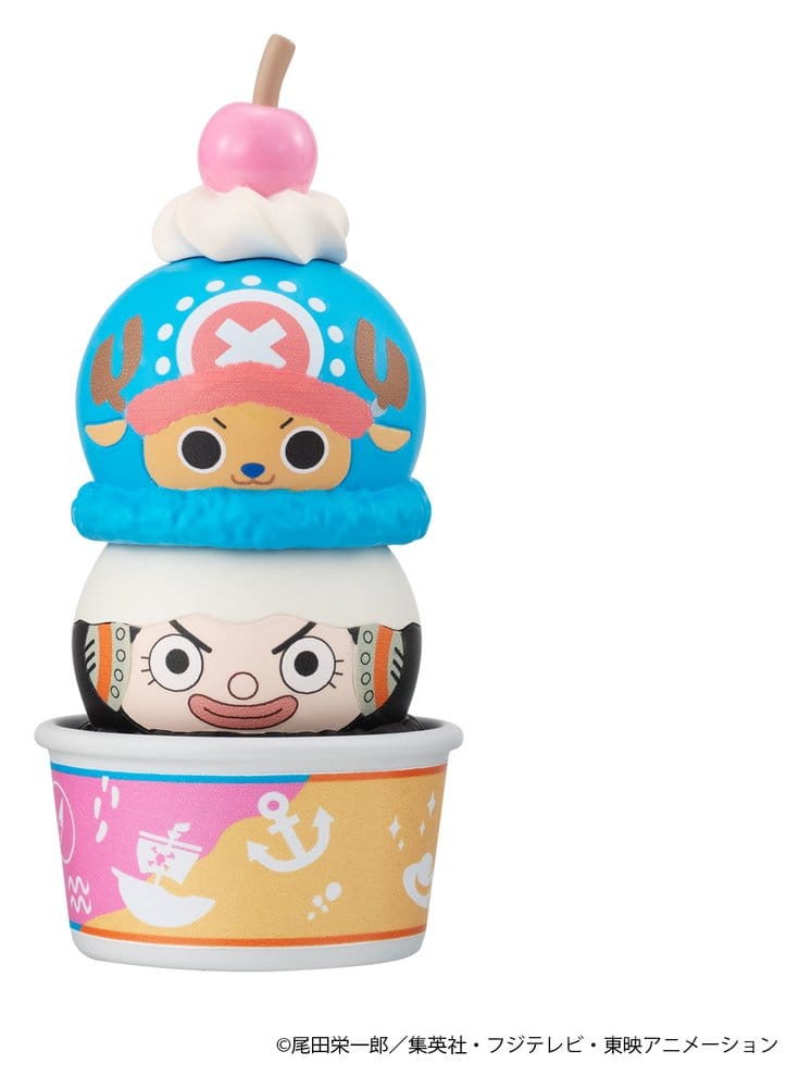 One Piece Tsumichen Stack up & Change Trading Figure 8 cm Assortment Box Qty 6 - Megahouse Mini Figures, Blind Boxes