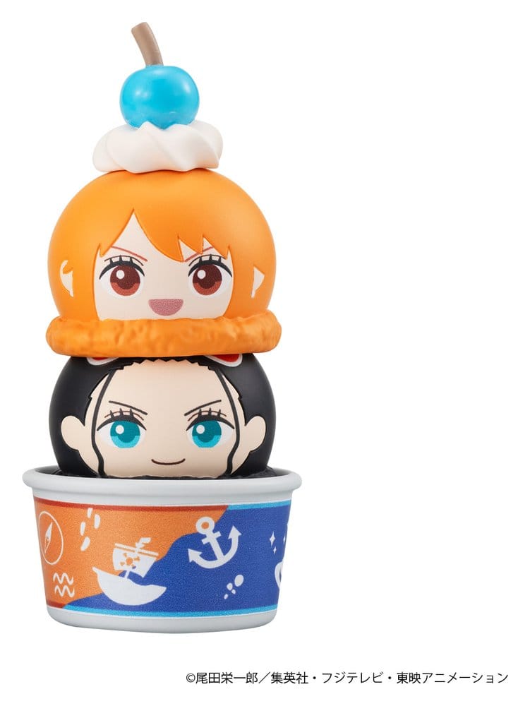 One Piece Tsumichen Stack up & Change Trading Figure 6-Pack 8 cm (with gift) - Megahouse Mini Figures, Blind Boxes