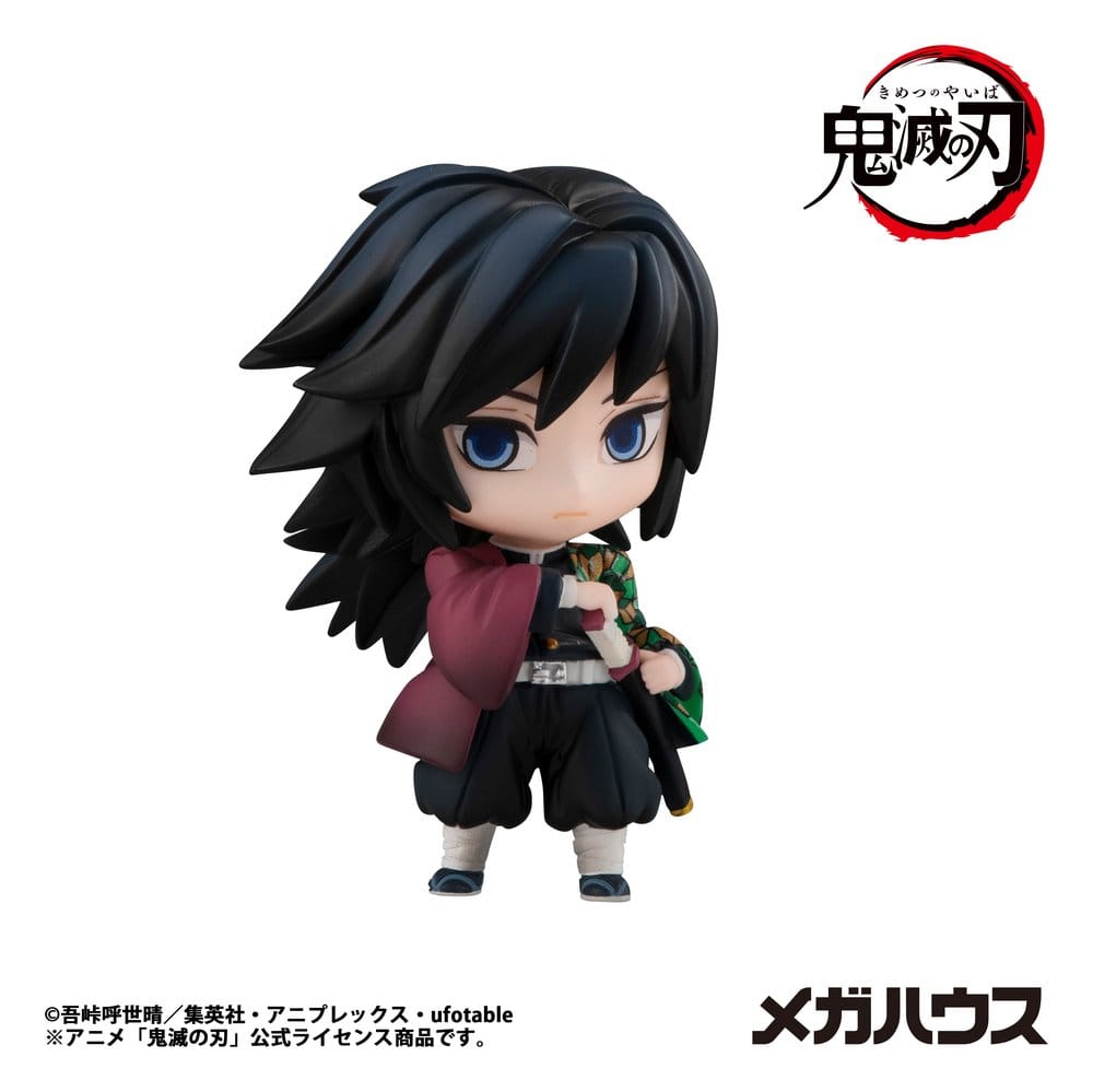 Demon Slayer Kimetsu no Yaiba Trading Figure Tanjiro & Friends 5 cm Assortment Box Qty 8 - Megahouse Mini Figures, Blind Boxes