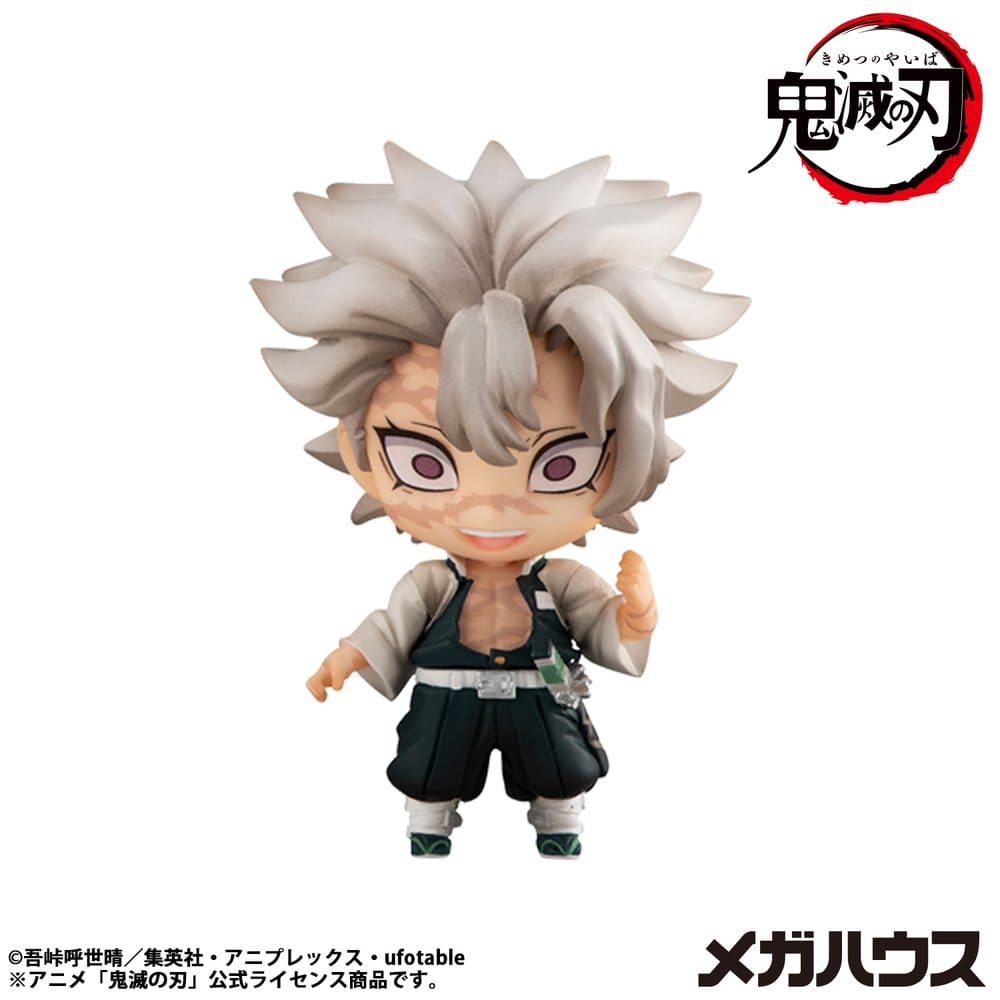 Demon Slayer Kimetsu no Yaiba Trading Figure Tanjiro & Friends Vol. 2 5 cm Assortment Box Qty 8 - Megahouse Mini Figures, Blind Boxes