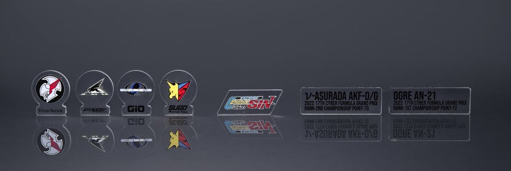 Future GPX Cyber Formula Vehicles 2-Pack vAsurada AKF-0/G spiral boost mode & OGRE AN-21 super Aero boost mode Set Heritage Edition - Megahouse Statues