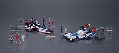Future GPX Cyber Formula Vehicles 2-Pack vAsurada AKF-0/G spiral boost mode & OGRE AN-21 super Aero boost mode Set Heritage Edition - Megahouse Statues