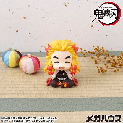 Demon Slayer: Kimetsu no Yaiba Look Up PVC Statue Rengoku Kyoujurou Smile Ver. 11 cm - Megahouse Statues