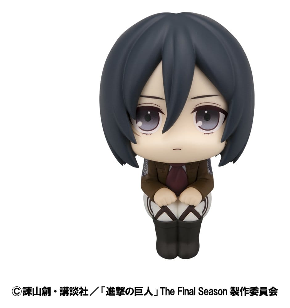 Attack on Titan Look Up PVC Statues Levi Cleaning up Ver. & Mikasa Ackerman (with gift) 11 cm - Megahouse Statues
