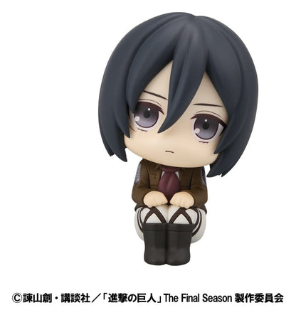 Attack on Titan Look Up PVC Statues Levi Cleaning up Ver. & Mikasa Ackerman (with gift) 11 cm - Megahouse Statues