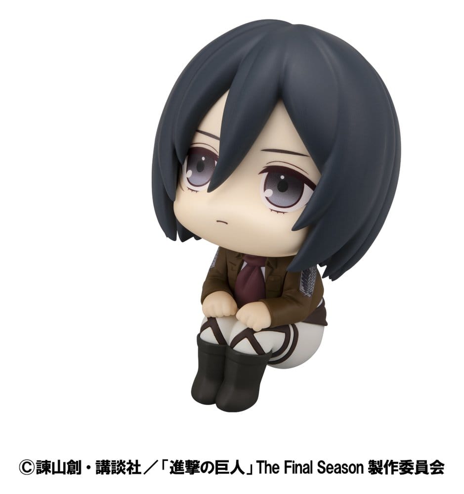 Attack on Titan Look Up PVC Statues Levi Cleaning up Ver. & Mikasa Ackerman (with gift) 11 cm - Megahouse Statues