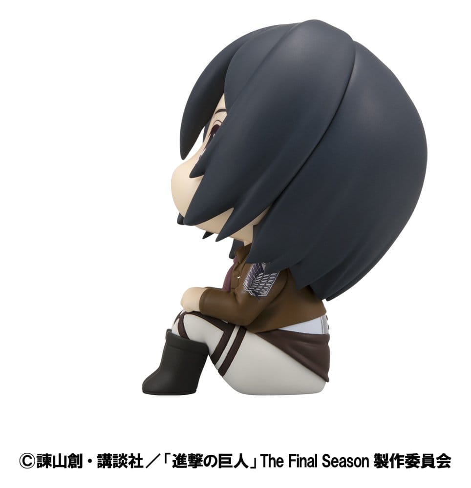 Attack on Titan Look Up PVC Statues Levi Cleaning up Ver. & Mikasa Ackerman (with gift) 11 cm - Megahouse Statues