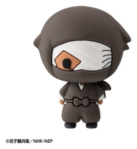 Nintama Rantaro Chokorin Mascot Series Trading Figure Vol. 1 5 cm Blind Box Assortment Box Qty 6 - Megahouse Mini Figures, Blind Boxes