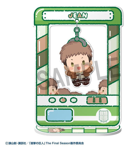 Attack on Titan Acrylic Figure Chara Catcher Blind Box Display Box Qty 8 - Megahouse Mini Figures, Blind Boxes