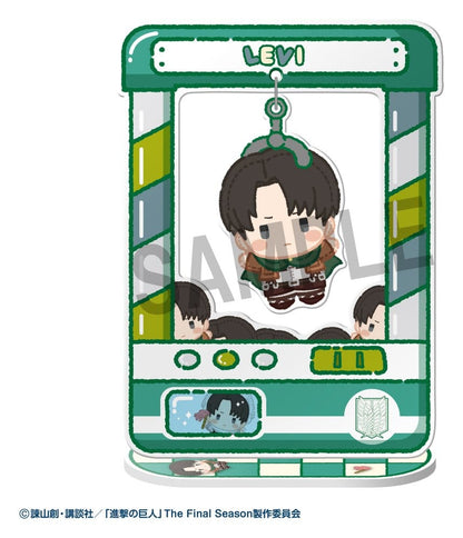 Attack on Titan Acrylic Figure Chara Catcher Blind Box Display Box Qty 8 - Megahouse Mini Figures, Blind Boxes