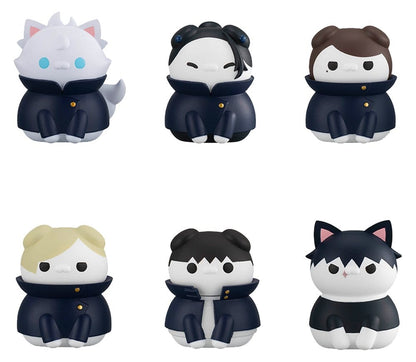 Jujutsu Kaisen Mega Cat Project Jujutsu Cats Hidden Inventory/Premature Death Ver. Mini Figures 3 cm Blind Box Display Box Qty 8 (Repeat) - Megahouse Mini Figures, Blind Boxes