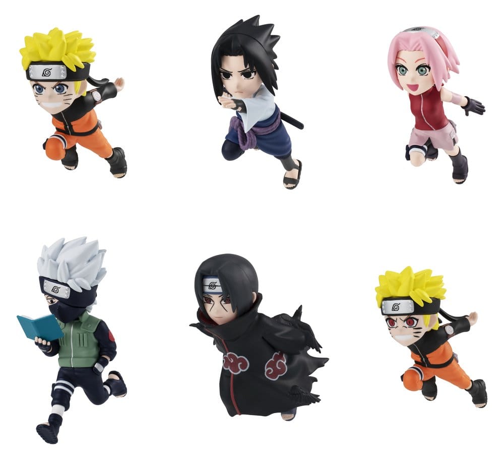 Naruto Shippuden Tobimas Mini Figures Blind Box Display (6) - MegaHouse Blind Boxes