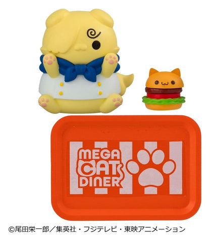 One Piece Mega Cat Project Mini Figures NyanPieceNyan! Diner! 3 cm Blind Box Display Box Qty 6 - Megahouse Mini Figures, Blind Boxes