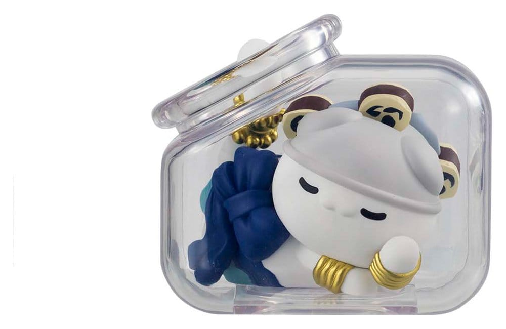 One Piece Mega Cat Project Mini Figures Good Night NyanPieceNyan! Ver. Luffy with rivals 6 cm Blind Box Assortment Box Qty 8 - Megahouse Mini Figures, Blind Boxes