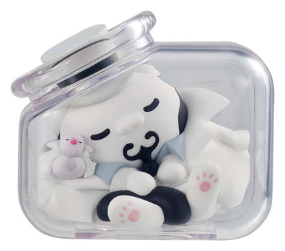 One Piece Mega Cat Project Mini Figures Good Night NyanPieceNyan! Ver. Luffy with rivals 6 cm Blind Box Assortment Box Qty 8 - Megahouse Mini Figures, Blind Boxes