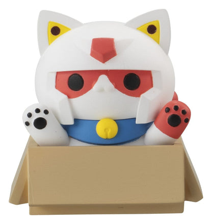 Gundam Mega Cat Project Mini Figures Nyandam We are the Earth Federation Forces! Blind Box Assortment Box Qty 8 (Repeat) - Megahouse Mini Figures, Blind Boxes