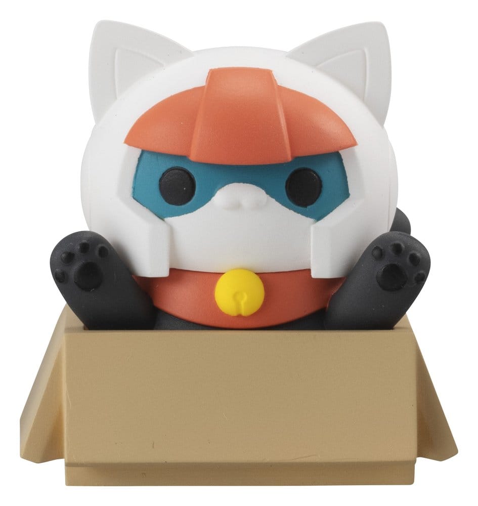 Gundam Mega Cat Project Mini Figures Nyandam We are the Earth Federation Forces! Blind Box Assortment Box Qty 8 (Repeat) - Megahouse Mini Figures, Blind Boxes