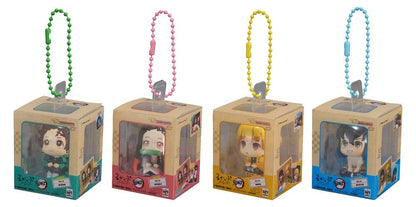 Demon Slayer: Kimetsu no Yaiba Look Up Mini Figures Miniature Collection 4 cm Blind Box Assortment Box Qty 4 - Megahouse Mini Figures, Blind Boxes