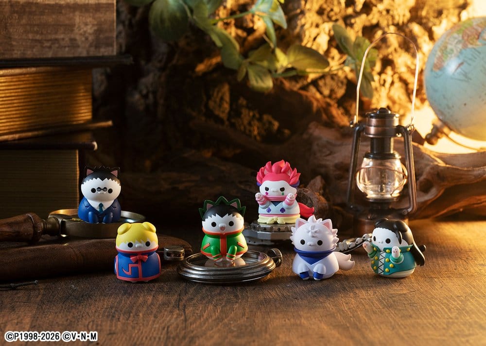 Hunter x Hunter Mega Cat Project Mini Figures Nyanter x Nyanter Hunter x Cat 3 cm Blind Box Assortment Box Qty 8 - Megahouse Mini Figures, Blind Boxes