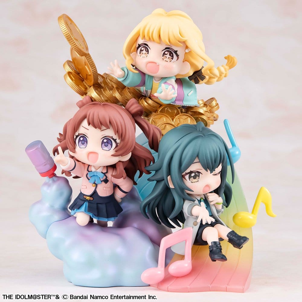 Gakuen Idolmaster FigUnity PVC Figure  (with gift) - Megahouse Statues