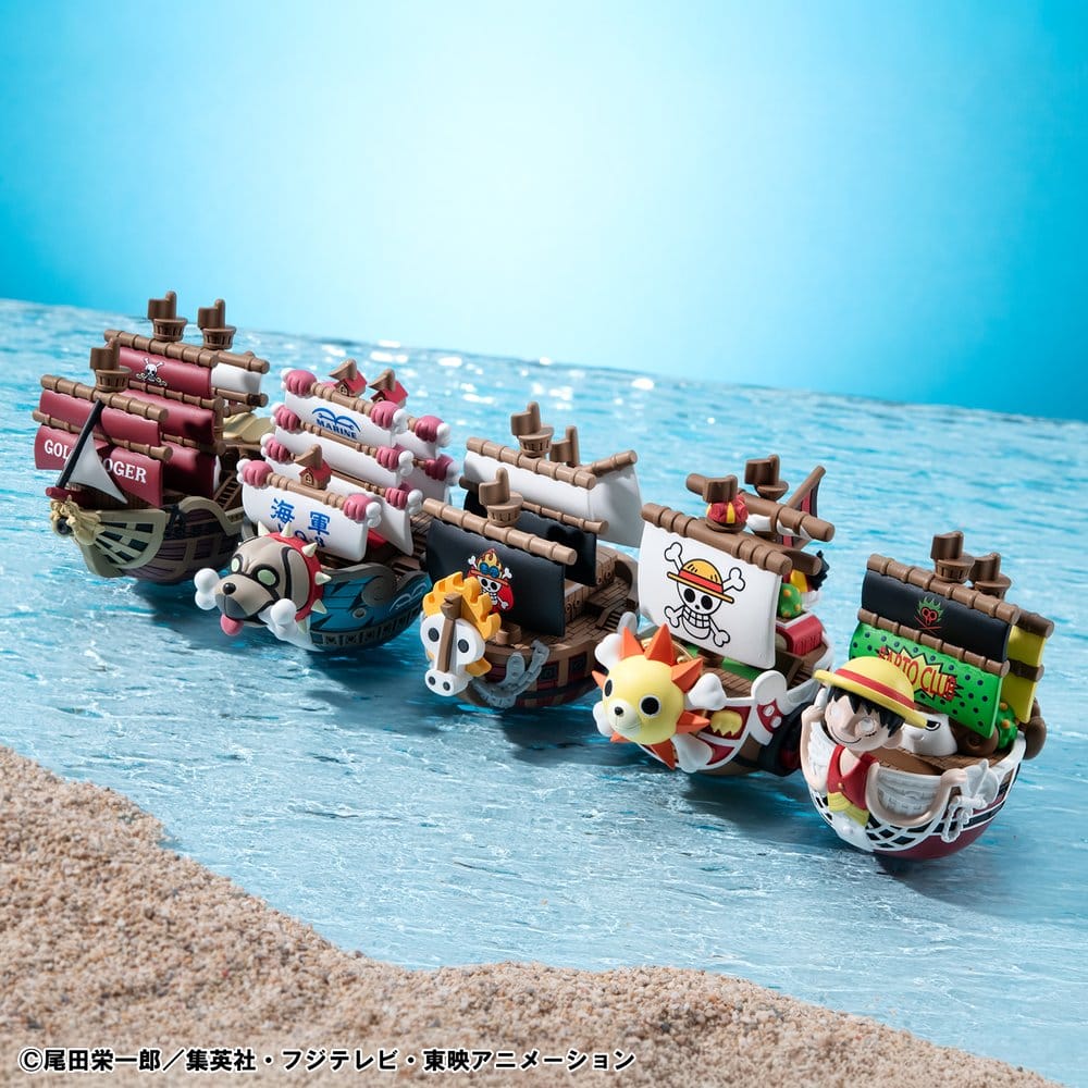 One Piece YuraColle Series Grand Line Collection Vol.3 Mini Figures 6 cm Blind Box Display Box Qty 6 - Megahouse Mini Figures, Blind Boxes