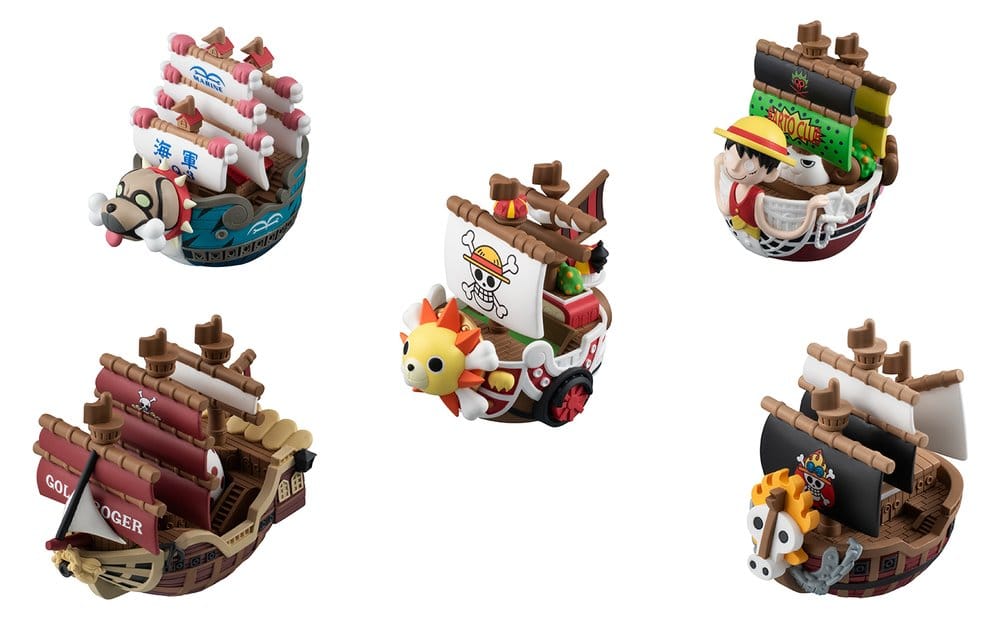 One Piece YuraColle Series Mini Figures 6-Pack Grand Line Collection Set Vol.3 6 cm - Megahouse Mini Figures