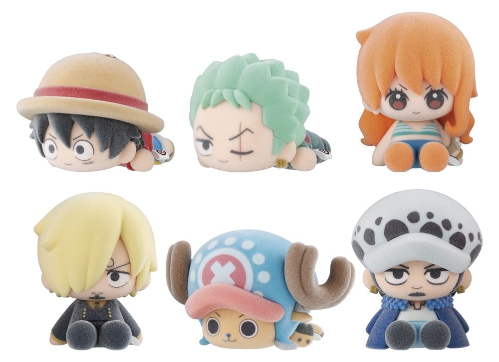 One Piece Nuippo Blind Box Mini Figures 6 cm Display Box Qty 6 - Megahouse Mini Figures, Blind Boxes