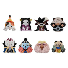 One Piece Mega Cat Project Nyan Piece Nyan! Luffy & the Seven Warlords of the Sea Mini Figures 3 cm Blind Box Display Box Qty 8 (Repeat) - Megahouse Blind Boxes
