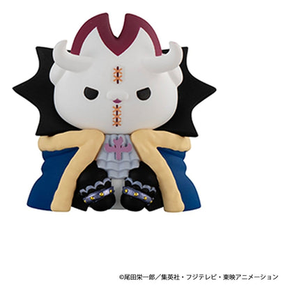 One Piece Mega Cat Project Nyan Piece Nyan! Luffy & the Seven Warlords of the Sea Mini Figures 3 cm Blind Box Display Box Qty 8 (Repeat) - Megahouse Mini Figures, Blind Boxes
