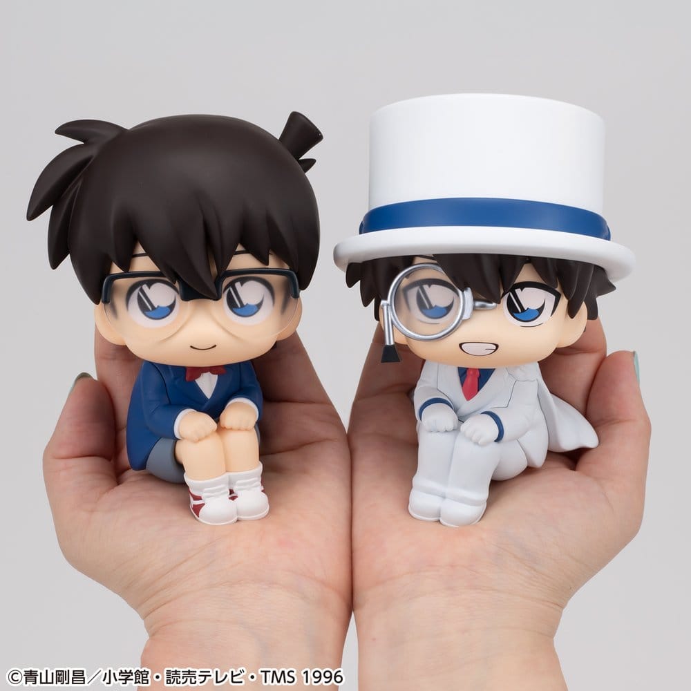 Detective Conan Look Up PVC Figures 2-Pack Conan Edogawa & Kid the Phantom Thief 11 cm (with gift) - Megahouse Statues