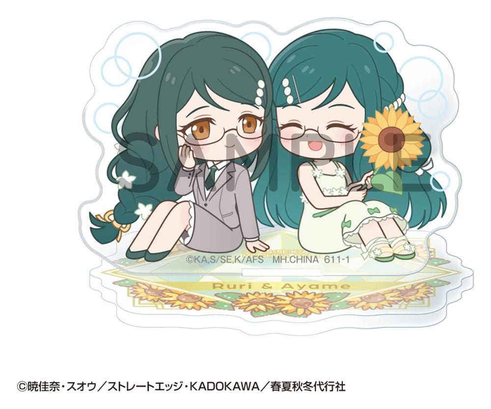Agents of the Four Seasons Buddycolle Acrylic Stands Dance of Spring 6 cm Blind Box Display Box Qty 6 - Megahouse Standees, Blind Boxes