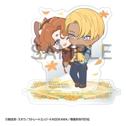 Agents of the Four Seasons Buddycolle Acrylic Stands Dance of Spring 6 cm Blind Box Display Box Qty 6 - Megahouse Standees, Blind Boxes