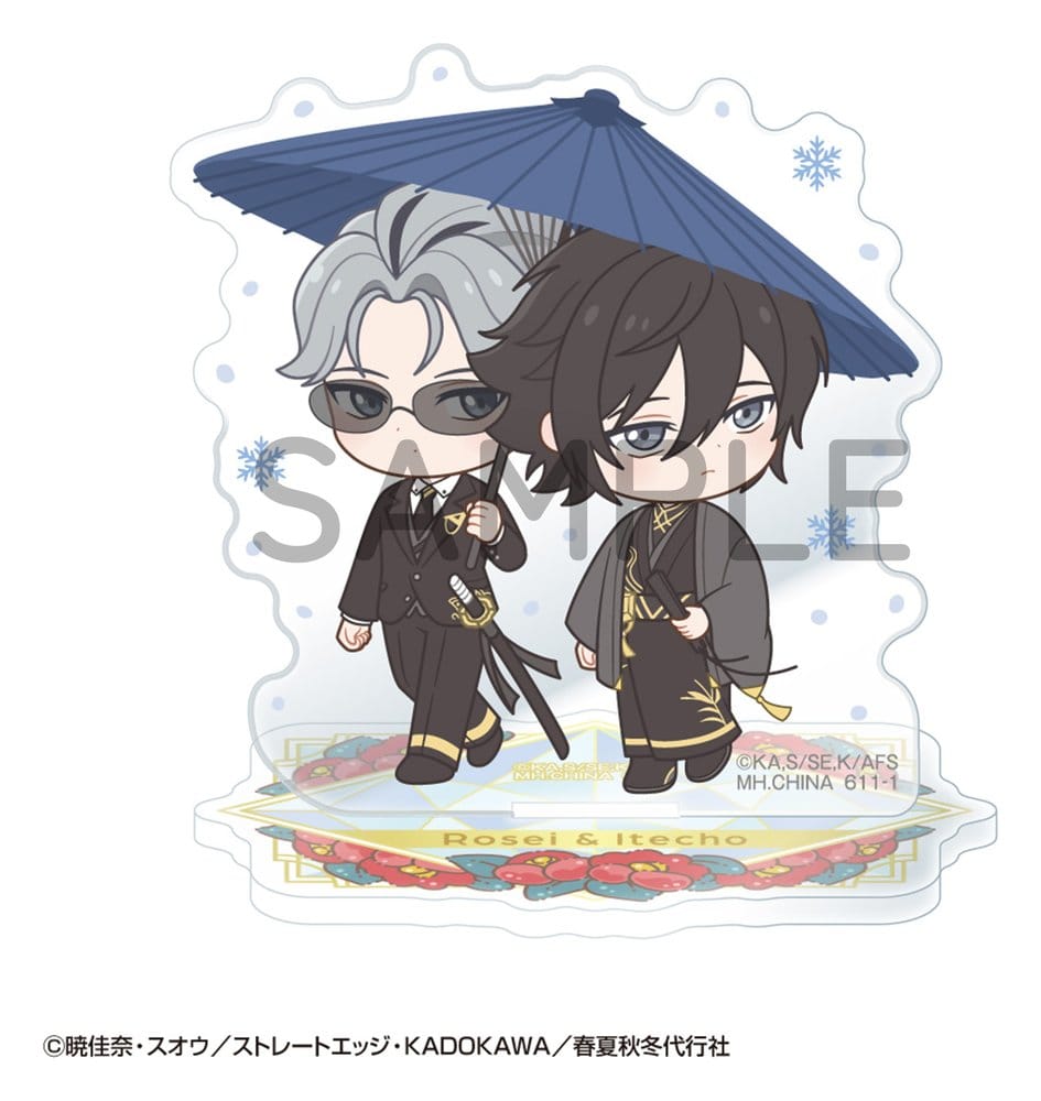 Agents of the Four Seasons Buddycolle Acrylic Stands Dance of Spring 6 cm Blind Box Display Box Qty 6 - Megahouse Standees, Blind Boxes