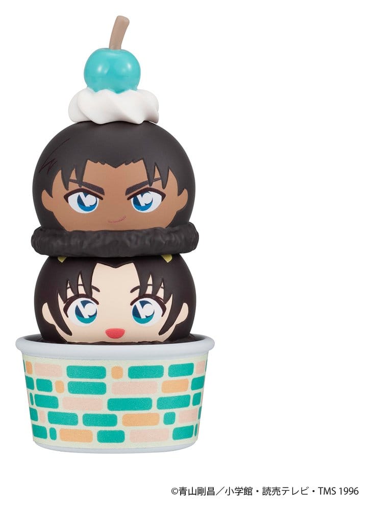 Detective Conan Tsumichen Stack up & Change Mini Figures 8 cm Blind Box Assortment Box Qty 6 - Megahouse Mini Figures, Blind Boxes