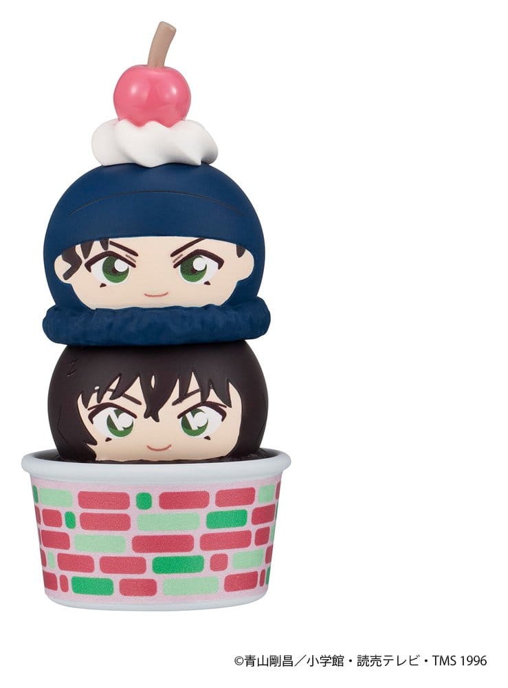 Detective Conan Tsumichen Stack up & Change Mini Figures 8 cm Blind Box Assortment Box Qty 6 - Megahouse Mini Figures, Blind Boxes