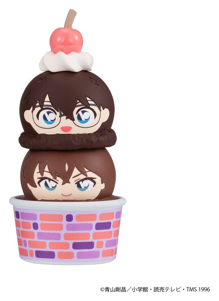 Detective Conan Tsumichen Stack up & Change Mini Figures 8 cm Blind Box Assortment Box Qty 6 (with gift) - Megahouse Mini Figures