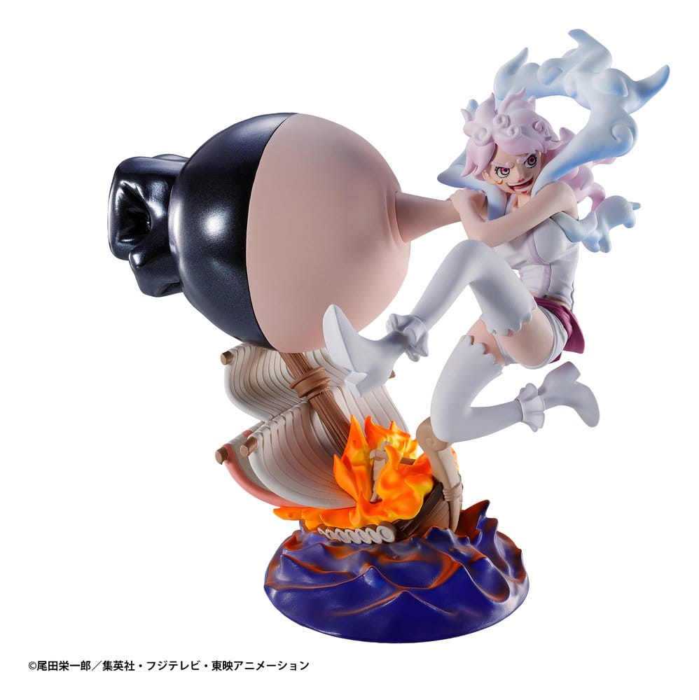 One Piece Petitrama series LOGBOX RE BIRTH Ver. Egghead 02 Mini Figures 8 cm Blind Box Display Box Qty 4 - Megahouse Mini Figures, Blind Boxes