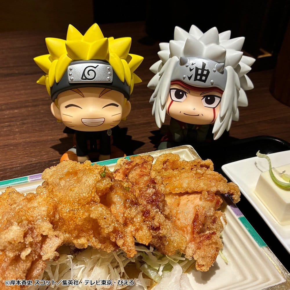 Naruto Shippuden Look Up PVC Figures 2-Pack Naruto Uzumaki Smile Ver. & Jiraiya 11 cm (with gift) - Megahouse Statues