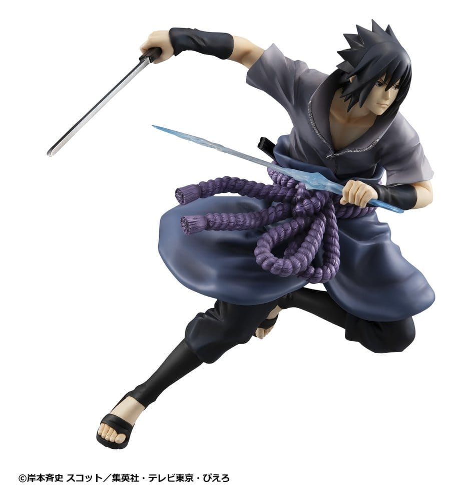 Naruto Shippuden G.E.M. Series PVC Figure Sasuke Uchiha Great Ninja War Ver. 23 cm (Repeat) - Megahouse Statues