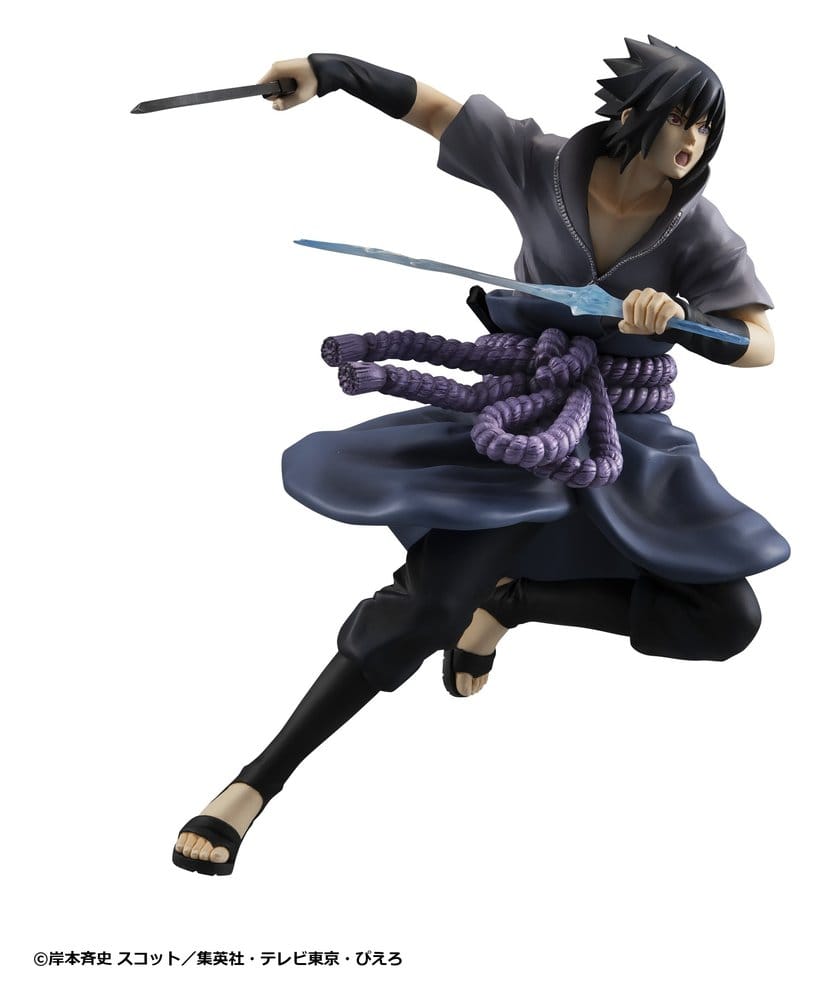 Naruto Shippuden G.E.M. Series PVC Figure Sasuke Uchiha Great Ninja War Ver. 23 cm (Repeat) - Megahouse Statues