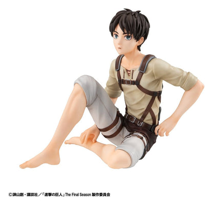 Attack on Titan G.E.M. Series PVC Figures 2-Pack Eren Yeager & Squad Captain Levi Palm Size - Megahouse Statues