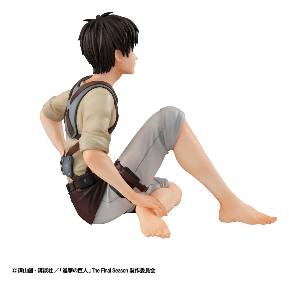 Attack on Titan G.E.M. Series PVC Figures 2-Pack Eren Yeager & Squad Captain Levi Palm Size - Megahouse Statues