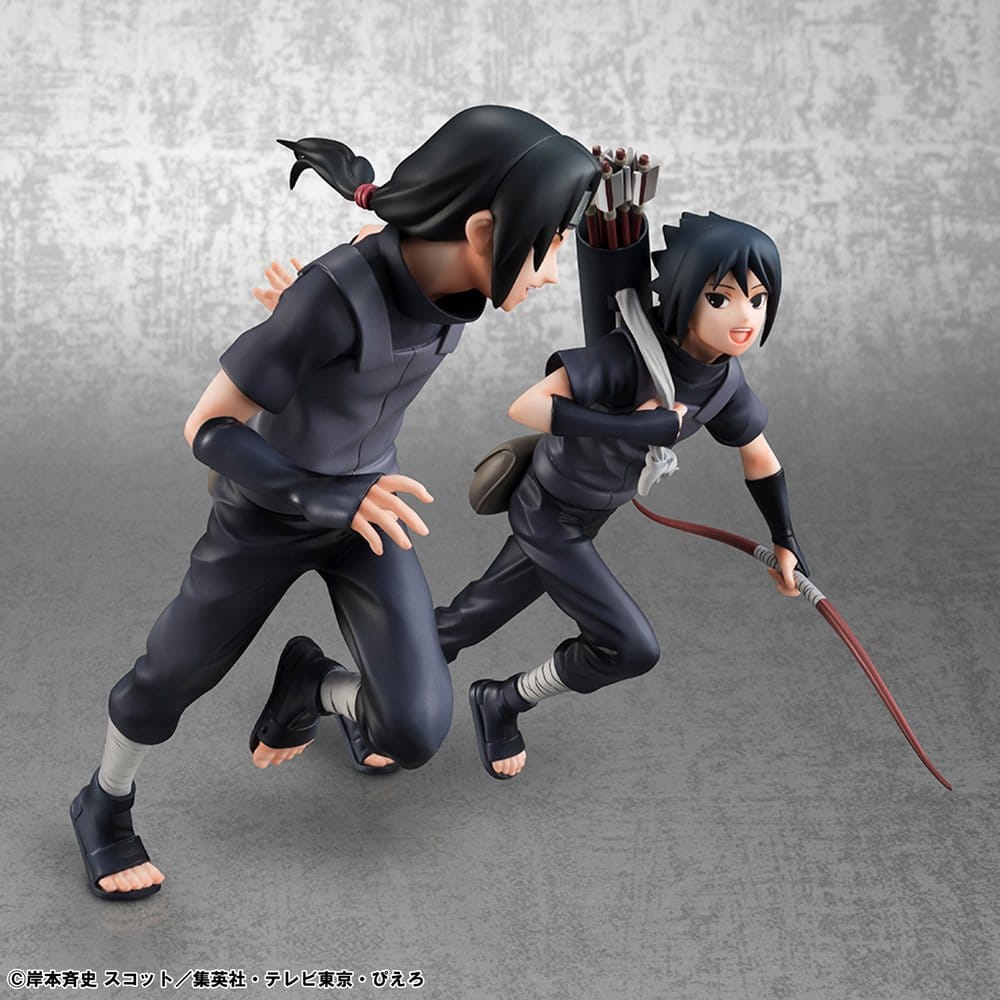 Naruto Shippuden G.E.M. Series PVC Figures 2-Pack Itachi Uchiha & Sasuke (Repeat) - Megahouse Statues