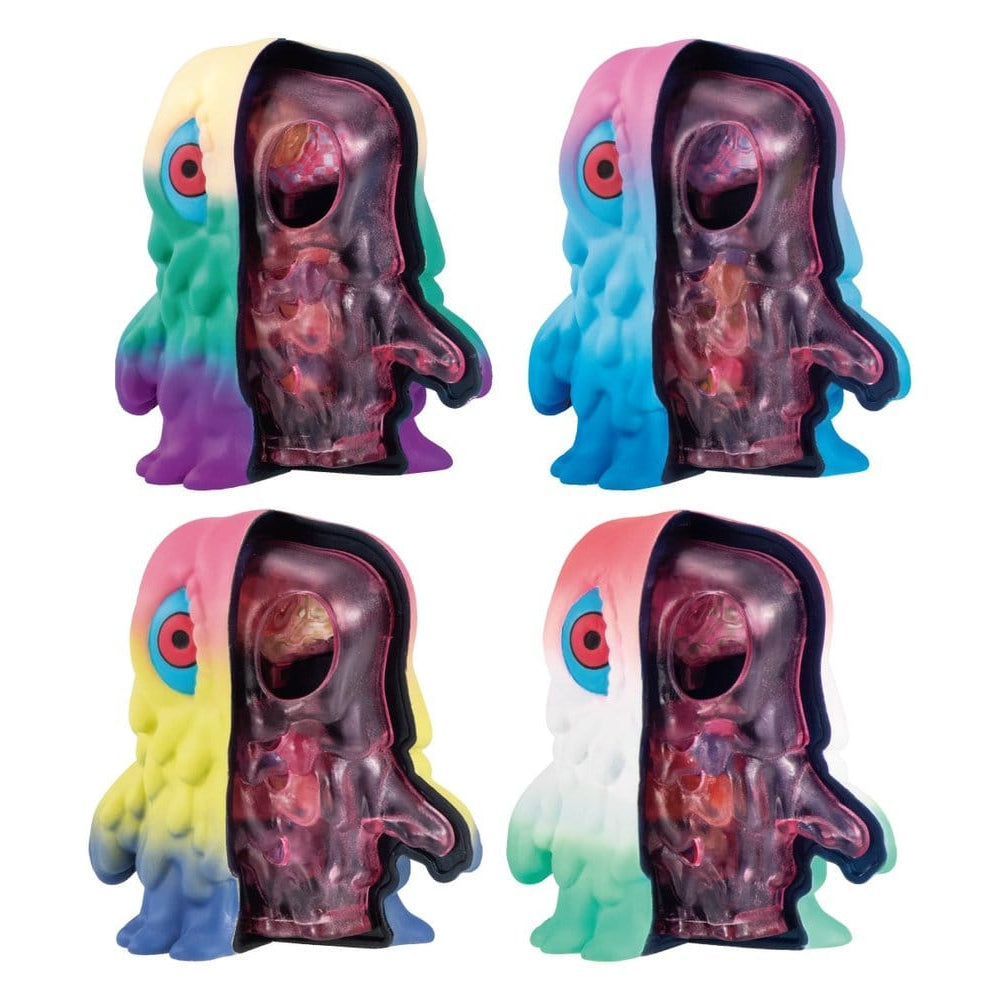 Godzilla Inside Fantasy Mini Figures Hedorah Blind Box Assortment Box Qty 4 - Megahouse Blind Boxes