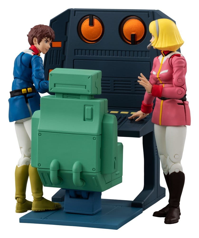 Mobile Suit Gundam G.M.G. Collection EX Diorama White Base Bridge Radio Operator Desk Set  (with gift) - Megahouse Dioramas