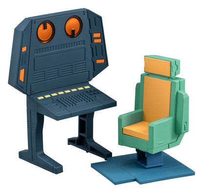 Mobile Suit Gundam G.M.G. Collection EX Diorama White Base Bridge Radio Operator Desk Set  (with gift) - Megahouse Dioramas