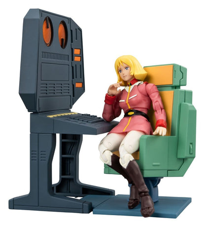 Mobile Suit Gundam G.M.G. Collection EX Diorama White Base Bridge Radio Operator Desk Set  (with gift) - Megahouse Dioramas