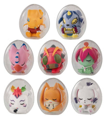 Digimon Adventure Mega Egg Figure Mini Figures Good Night Digicolle! Blind Box Display (8)